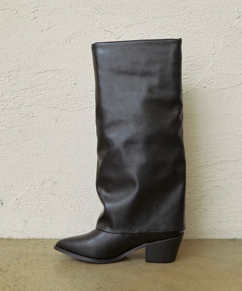 Omekashi(オメカシ)の「カバーロングブーツ(ブーツ・レディース・ブラック・LARGE/MEDIUM/SMALL)」の8枚目の写真