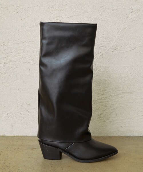Omekashi(オメカシ)の「カバーロングブーツ(ブーツ・レディース・ブラック・LARGE/MEDIUM/SMALL)」の10枚目の写真
