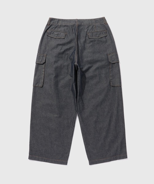 ADAM ET ROPE'(アダムエロペ)の「【ZOZO限定】ワイドカーゴデニムパンツ / セットアップ対応 ユニセックス ≪Made by ZOZO≫(デニムパンツ・メンズ・ブラック/ベージュ系その他/ダークブラウン/ネイビー・S/M/L)」の12枚目の写真