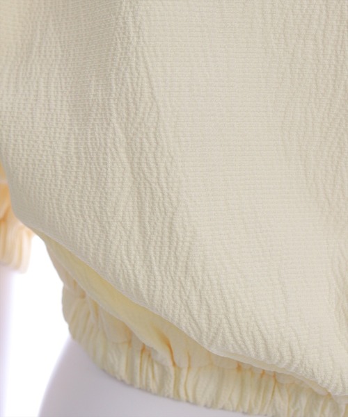 CLEAR BASIC（クリアベーシック）の「マルチway袖シャーリングブラウス [着回し力抜群 大人 カジュアル]（シャツ/ブラウス・レディース・ボルドー/テラコッタ/アイボリー/ブラック・F）」の12枚目の写真