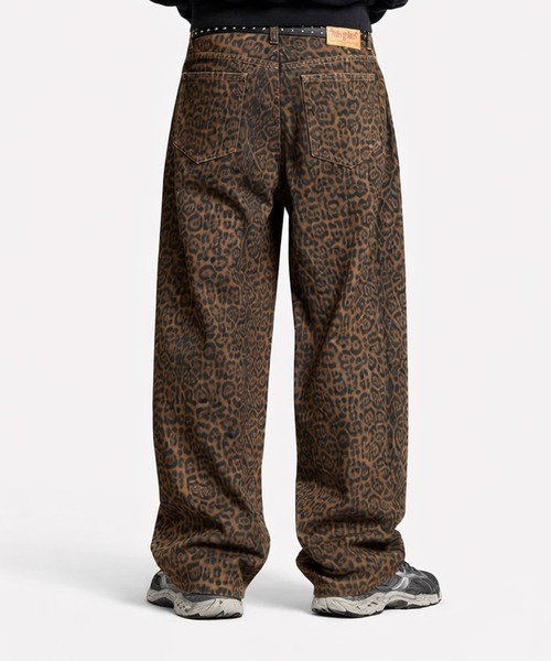 CALIFORNIA OUTFITTERS(カリフォルニア アウトフィッターズ)の「7B3 ワイド ルーズシルエット レオパードパンツ(デニムパンツ・メンズ・レオパード・XL/L/M/S)」の4枚目の写真