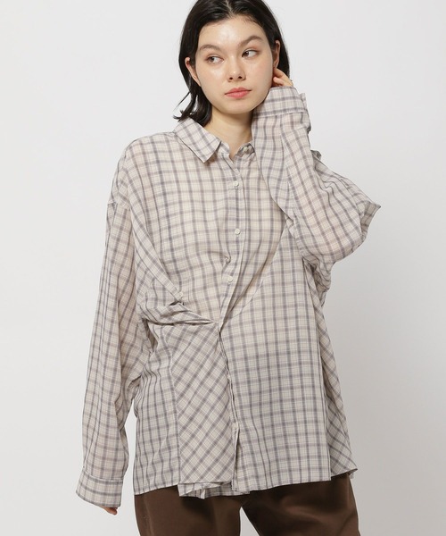 クルニ 20AW ダブルクロス シャツ soe エトセンス クレストブリッジ クルニ 20AW ダブルクロス シャツ soe エトセンス クレスト