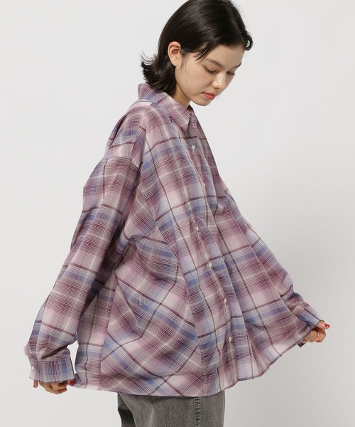 ニコ　RRL ダブルフェイス　チェックシャツ RRL（ダブル アール エル）の「チェック ダブルフェイスド