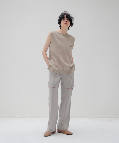 ニット セーター stone wash knit tank(ストーンウォッシュニットタンク) レディース stone wash knit tank(ストーンウォッシュニットタンク)（ニット