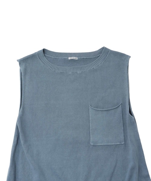 DRESSLAVE(ドレスレイブ)の「stone wash knit tank(ストーンウォッシュニットタンク)(ニット/セーター・レディース・ベージュ/ライトブルー・38)」の6枚目の写真