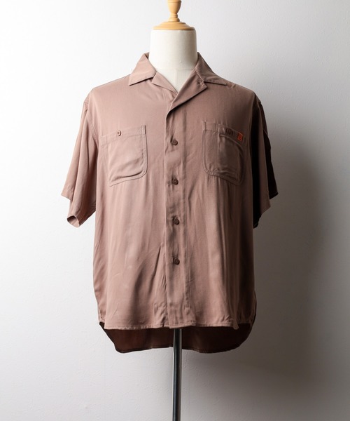 UNIVERSAL OVERALL（ユニバーサルオーバーオール）の「【RS】【UNIVERSAL OVERALL】Opencollar Work Shirt（シャツ/ブラウス・メンズ・ブラック/ベージュ/モカ・MEDIUM/LARGE）」の17枚目の写真