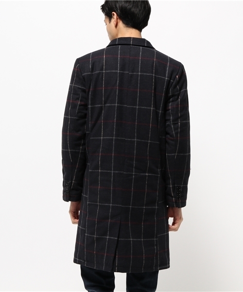 WHO'S WHO gallery（フーズフーギャラリー）の「【GIGGER】メルトンサーモライトチェスター（チェスターコート・メンズ・ネイビー/グレー/ブラック/ベージュ/その他20・MEDIUM/LARGE）」の7枚目の写真