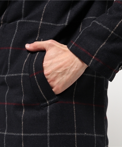 WHO'S WHO gallery（フーズフーギャラリー）の「【GIGGER】メルトンサーモライトチェスター（チェスターコート・メンズ・ネイビー/グレー/ブラック/ベージュ/その他20・MEDIUM/LARGE）」の11枚目の写真