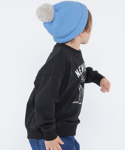 SHIPS（シップス）の「SHIPS KIDS:ポンポン ニット ワッチ（ニットキャップ/ビーニー・キッズ・ライトグレー/ライトブルー・MEDIUM/SMALL）」の15枚目の写真