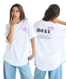 ROXY（ロキシー）の「SUN AND SURF S/S TEE /ロキシーバックプリントドロップショルダー速乾半袖Tシャツ（Tシャツ/カットソー）」