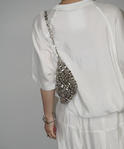 chuclla（チュクラ）の「メタルビーズ ショルダーバッグ cha25a005（ショルダーバッグ・レディース・シルバー・FREE）」の17枚目の写真