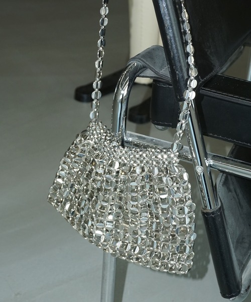 chuclla（チュクラ）の「メタルビーズ ショルダーバッグ cha25a005（ショルダーバッグ・レディース・シルバー・FREE）」の19枚目の写真