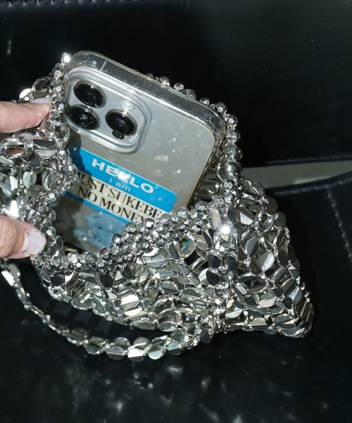 chuclla（チュクラ）の「メタルビーズ ショルダーバッグ cha25a005（ショルダーバッグ・レディース・シルバー・FREE）」の20枚目の写真