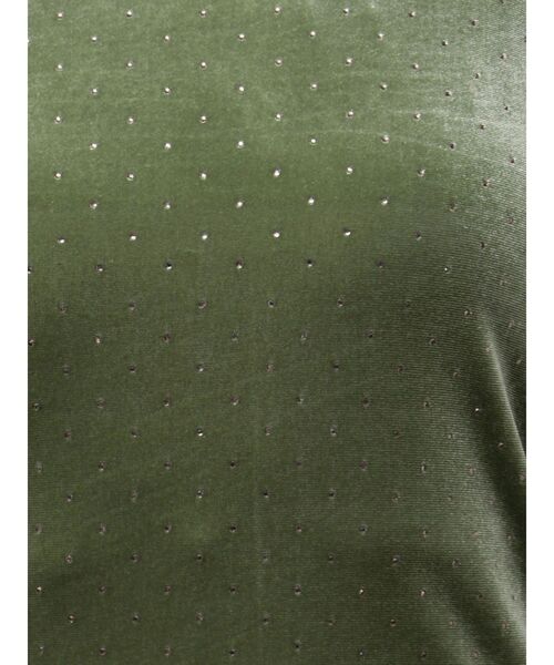 OUNNOUN（オウンノウン）の「【OUNNOUN】シャイニーベロアトップス（Tシャツ/カットソー・レディース・ブルー/ブラック/アイボリー・FREE）」の15枚目の写真