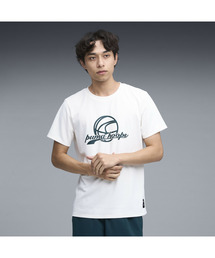 PUMA プーマ メンズ バスケットボール HOOPS グラフィック 半袖 Tシャツ