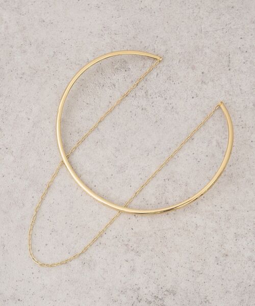 earth music&ecology（アースミュージックアンドエコロジー）の「レイヤードチョーカー（チョーカー・レディース・シルバー/ゴールド・FREE）」の2枚目の写真