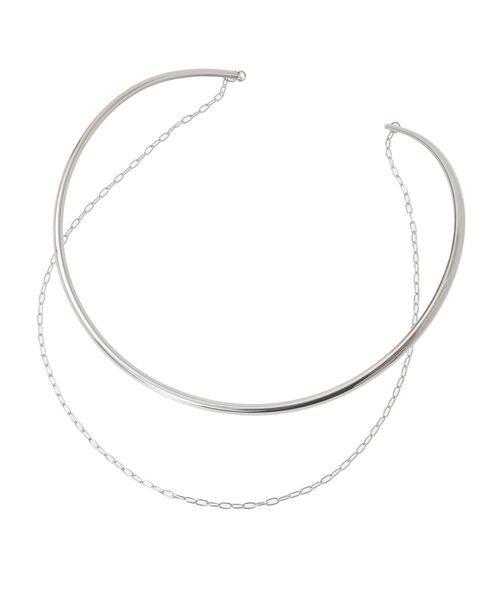 earth music&ecology（アースミュージックアンドエコロジー）の「レイヤードチョーカー（チョーカー・レディース・シルバー/ゴールド・FREE）」の10枚目の写真