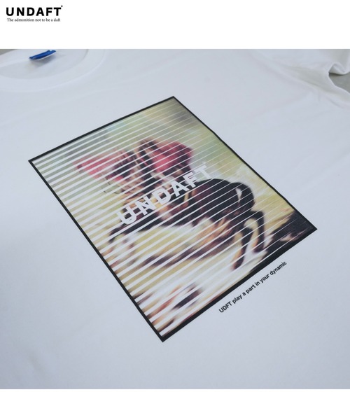 BASIS(ベイシス)の「UNDAFT NAPOロゴTシャツ(Tシャツ/カットソー・メンズ・ホワイト・MEDIUM/LARGE/X-LARGE)」の1枚目の写真