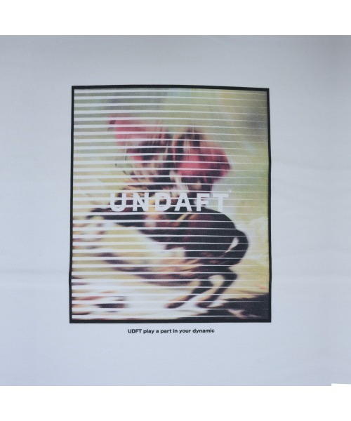 BASIS(ベイシス)の「UNDAFT NAPOロゴTシャツ(Tシャツ/カットソー・メンズ・ホワイト・MEDIUM/LARGE/X-LARGE)」の3枚目の写真