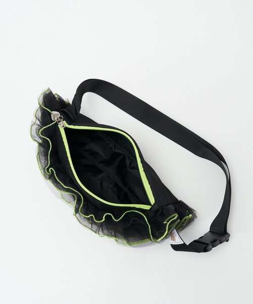 HELLO.SANFRANCISCO（ハローサンフランシスコ）の「【HELLO.SANFRANCISCO/ハローサンフランシスコ】チュールメローウエストBAG（ボディバッグ/ウエストポーチ・レディース・ブラック/パープル/オレンジ・FREE）」の22枚目の写真