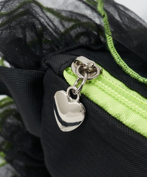 HELLO.SANFRANCISCO（ハローサンフランシスコ）の「【HELLO.SANFRANCISCO/ハローサンフランシスコ】チュールメローウエストBAG（ボディバッグ/ウエストポーチ・レディース・ブラック/パープル/オレンジ・FREE）」の18枚目の写真