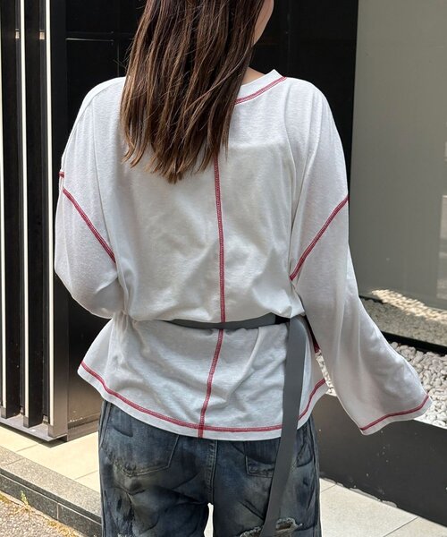 HELLO.SANFRANCISCO（ハローサンフランシスコ）の「【HELLO.SANFRANCISCO/ハローサンフランシスコ】チュールメローウエストBAG（ボディバッグ/ウエストポーチ・レディース・ブラック/パープル/オレンジ・FREE）」の15枚目の写真