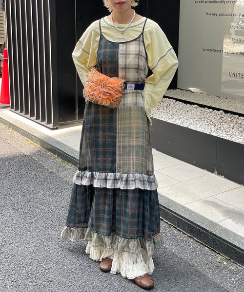 HELLO.SANFRANCISCO（ハローサンフランシスコ）の「【HELLO.SANFRANCISCO/ハローサンフランシスコ】チュールメローウエストBAG（ボディバッグ/ウエストポーチ・レディース・ブラック/パープル/オレンジ・FREE）」の4枚目の写真