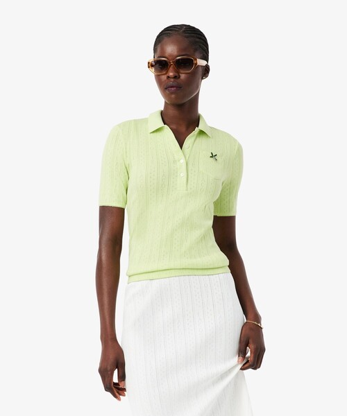 Pants adjust ribbed shirt с лифом — поло‑футболка с рельефной отделкой