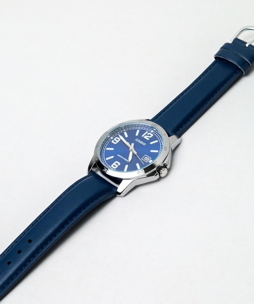 CASIO(カシオ)の「【60】【ITN】【CASIO】STANDARD SIMPLE CLASSIC LEATHER(アナログ腕時計・メンズ・シルバー/ブラック/ブラック系その他/ブルー/ブラック系その他2・FREE)」の4枚目の写真