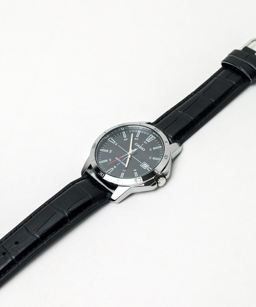 CASIO(カシオ)の「【60】【ITN】【CASIO】STANDARD SIMPLE CLASSIC LEATHER(アナログ腕時計・メンズ・シルバー/ブラック/ブラック系その他/ブルー/ブラック系その他2・FREE)」の1枚目の写真