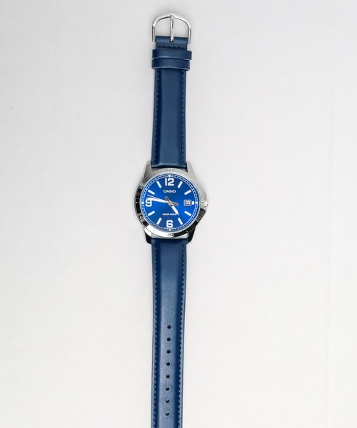 CASIO(カシオ)の「【60】【ITN】【CASIO】STANDARD SIMPLE CLASSIC LEATHER(アナログ腕時計・メンズ・シルバー/ブラック/ブラック系その他/ブルー/ブラック系その他2・FREE)」の8枚目の写真