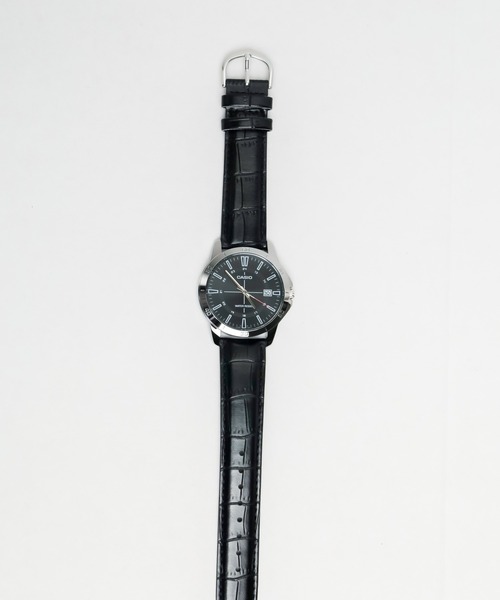 CASIO(カシオ)の「【60】【ITN】【CASIO】STANDARD SIMPLE CLASSIC LEATHER(アナログ腕時計・メンズ・シルバー/ブラック/ブラック系その他/ブルー/ブラック系その他2・FREE)」の6枚目の写真
