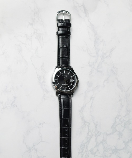 CASIO(カシオ)の「【60】【ITN】【CASIO】STANDARD SIMPLE CLASSIC LEATHER(アナログ腕時計・メンズ・シルバー/ブラック/ブラック系その他/ブルー/ブラック系その他2・FREE)」の16枚目の写真