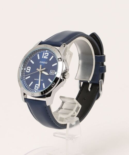 CASIO(カシオ)の「【60】【ITN】【CASIO】STANDARD SIMPLE CLASSIC LEATHER(アナログ腕時計・メンズ・シルバー/ブラック/ブラック系その他/ブルー/ブラック系その他2・FREE)」の14枚目の写真