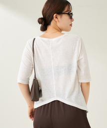 NOTHINGEVERYTHING plage シャーリングカットソー ホワイト NOTHINGEVERYTHING plage シャーリングカットソー ホワイト