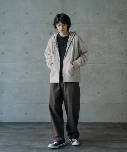 RATTLE TRAP（ラトルトラップ）の「ヘビーカツラギバレルレッグワイドパンツ（その他パンツ・メンズ・ベージュ/ライトブルー/ブラック/グレー/ブルー/カーキ・L/M）」の20枚目の写真