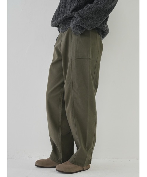 Bargiee（バージー）の「チノパンツ　コットン　サイドポケット　ユニセックス（チノパンツ・メンズ・カーキ/ブラウン/ネイビー・L/M/S）」の17枚目の写真