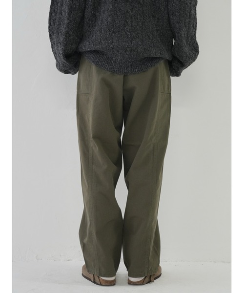 Bargiee（バージー）の「チノパンツ　コットン　サイドポケット　ユニセックス（チノパンツ・メンズ・カーキ/ブラウン/ネイビー・L/M/S）」の18枚目の写真