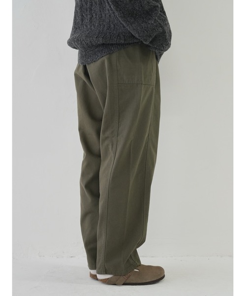 Bargiee（バージー）の「チノパンツ　コットン　サイドポケット　ユニセックス（チノパンツ・メンズ・カーキ/ブラウン/ネイビー・L/M/S）」の19枚目の写真