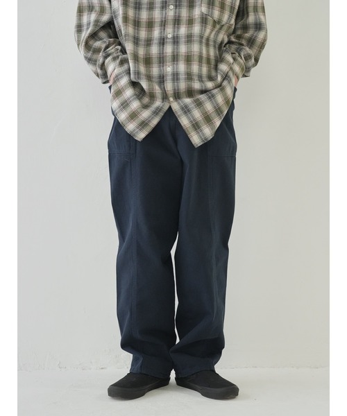 Bargiee（バージー）の「チノパンツ　コットン　サイドポケット　ユニセックス（チノパンツ・メンズ・カーキ/ブラウン/ネイビー・L/M/S）」の5枚目の写真