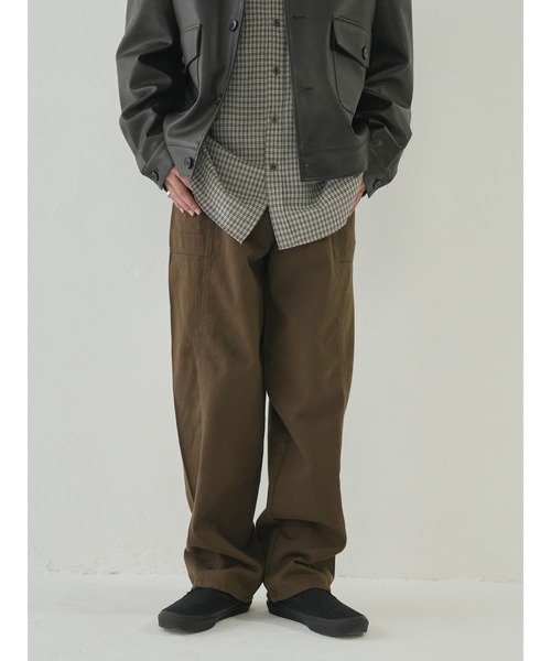 Bargiee（バージー）の「チノパンツ　コットン　サイドポケット　ユニセックス（チノパンツ・メンズ・カーキ/ブラウン/ネイビー・L/M/S）」の13枚目の写真