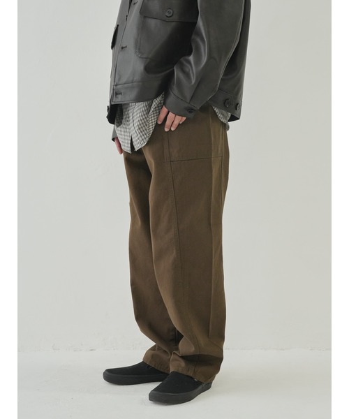 Bargiee（バージー）の「チノパンツ　コットン　サイドポケット　ユニセックス（チノパンツ・メンズ・カーキ/ブラウン/ネイビー・L/M/S）」の14枚目の写真