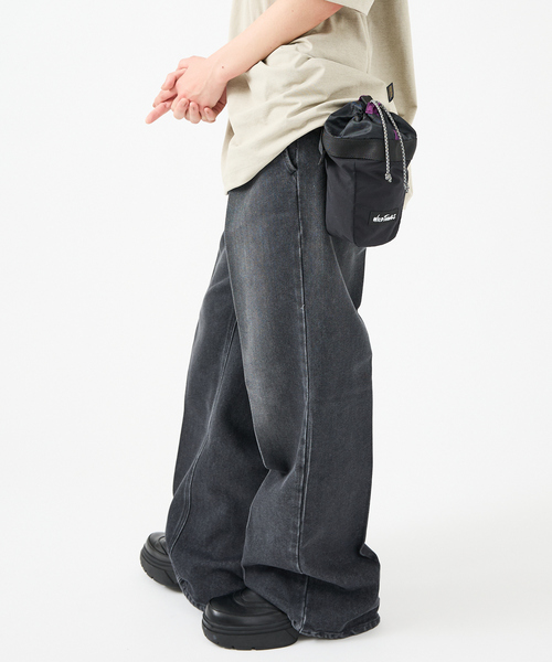 WILD THINGS（ワイルドシングス）の「【WILD THINGS/ワイルドシングス】DELFY CHALK BAG/WTチョークバッグ/ショルダー/ユニセックス【WEB限定】（ボディバッグ/ウエストポーチ・メンズ・ブラック・フリー）」の8枚目の写真