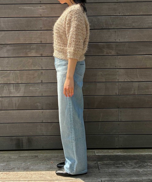 Sirin（シリン）の「【ZOZO限定】ツイードニットトップス（ニット/セーター・レディース・ブラウン/ベージュ・FREE）」の7枚目の写真