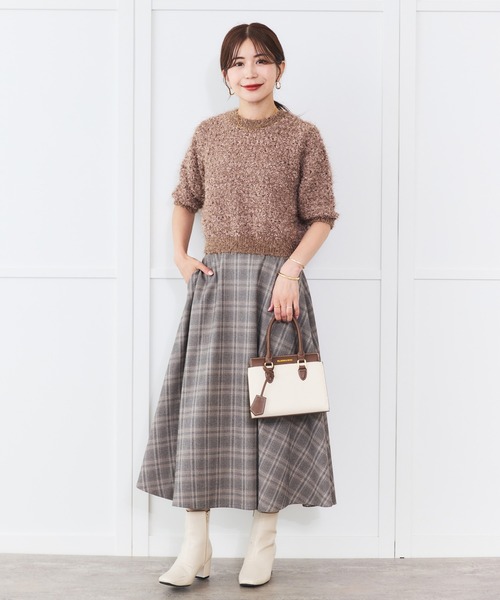 Sirin（シリン）の「【ZOZO限定】ツイードニットトップス（ニット/セーター・レディース・ブラウン/ベージュ・FREE）」の19枚目の写真