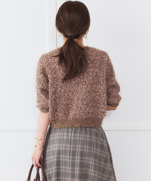 Sirin（シリン）の「【ZOZO限定】ツイードニットトップス（ニット/セーター・レディース・ブラウン/ベージュ・FREE）」の17枚目の写真