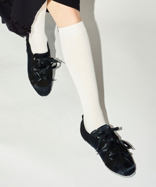 ルシーダ（Lucida）/【25秋冬新作】サテンリボンバレエスニーカー/maja Maia/サテンリボンバレエスニーカー（バレエシューズ）｜Lucida