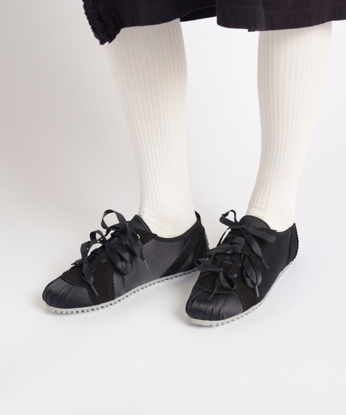 Maia/サテンリボンバレエスニーカー（バレエシューズ）｜Lucida