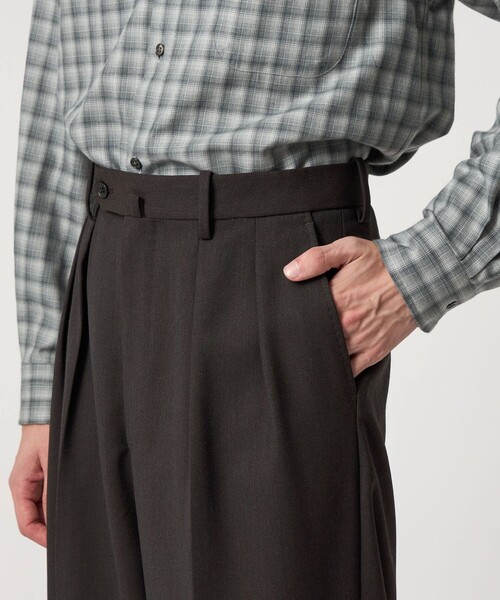 ＜Steven Alan＞ヴィンテージツイル インツープリーツドレストラウザーズ Steven Alan＞ ヴィンテージツイル インツープリーツ ドレス