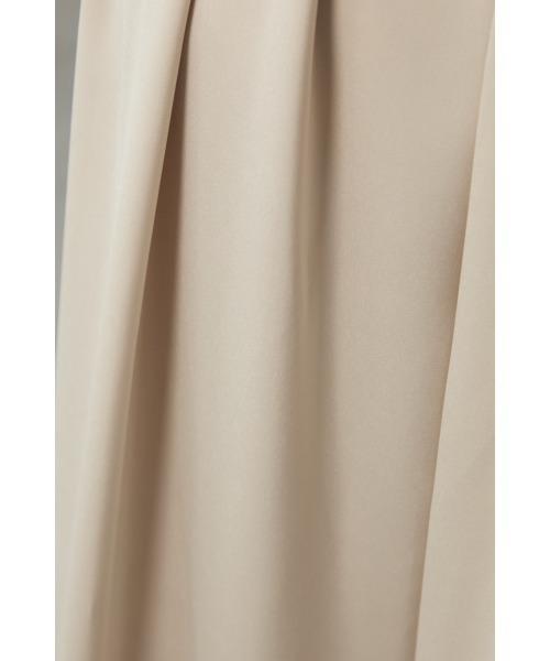 M.deux(エムドゥ)の「サテンタックワイドパンツ(その他パンツ・レディース・グレイッシュベージュ/ダークブラウン・MEDIUM)」の10枚目の写真